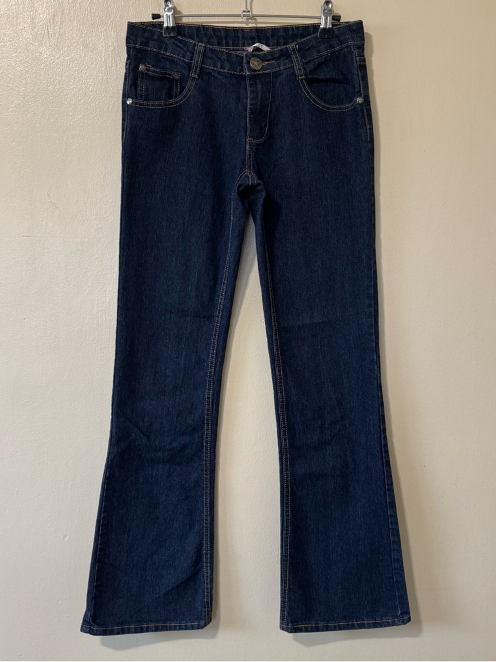 Free People Dark Indigo Flare Jeans